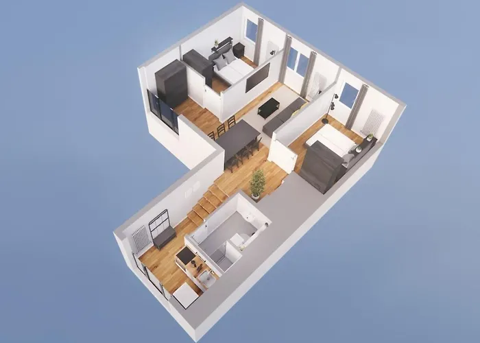 Apartman Urban With 2 Bedrooms *
