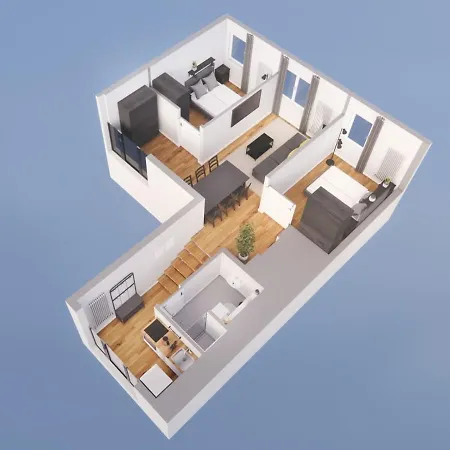 Apartment Urban With 2 Bedrooms *