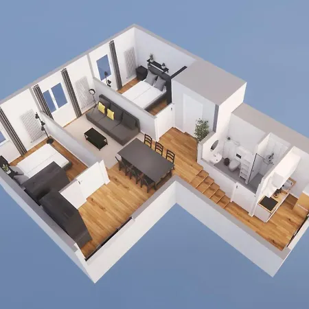 شقة Urban With 2 Bedrooms *